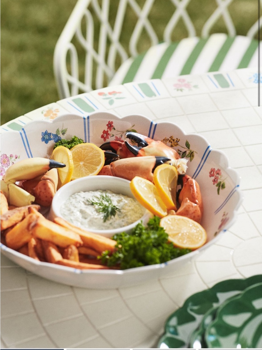 Anthropologie Annette Serving Bowl
